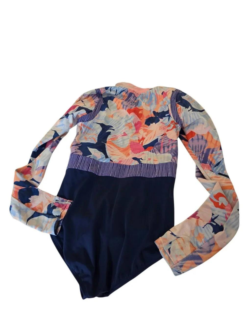 Athleta Girl Sunny Floral One-Piece Swim Suit Size Large 12